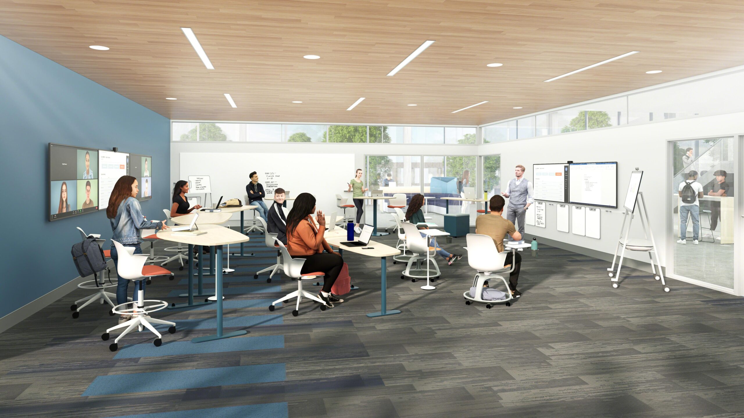 Designing Hybrid Classrooms for Flexibility: Strategies for Adaptive and Effective Learning Spaces