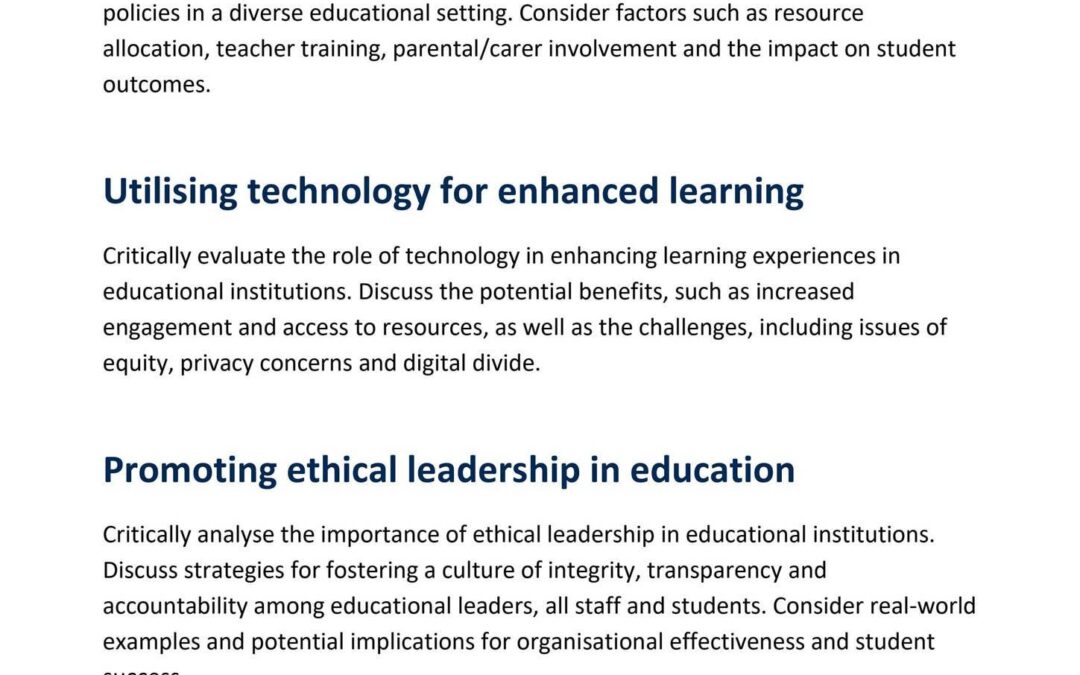 Essential Policy Frameworks Supporting Inclusive Education: Key Strategies for Equitable Learning