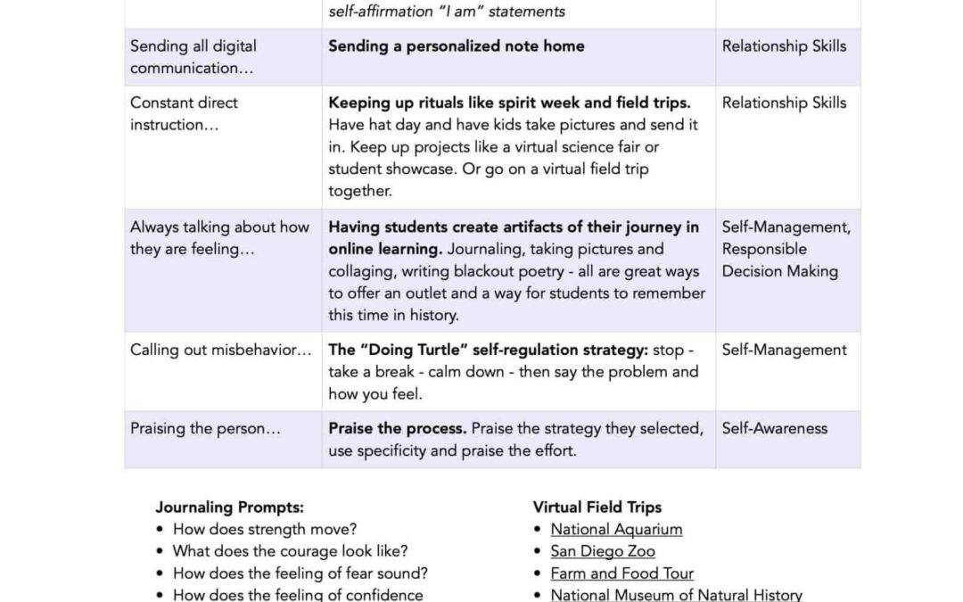 Integrating SEL into the Digital Classroom: Strategies for Building Social-Emotional Skills Online